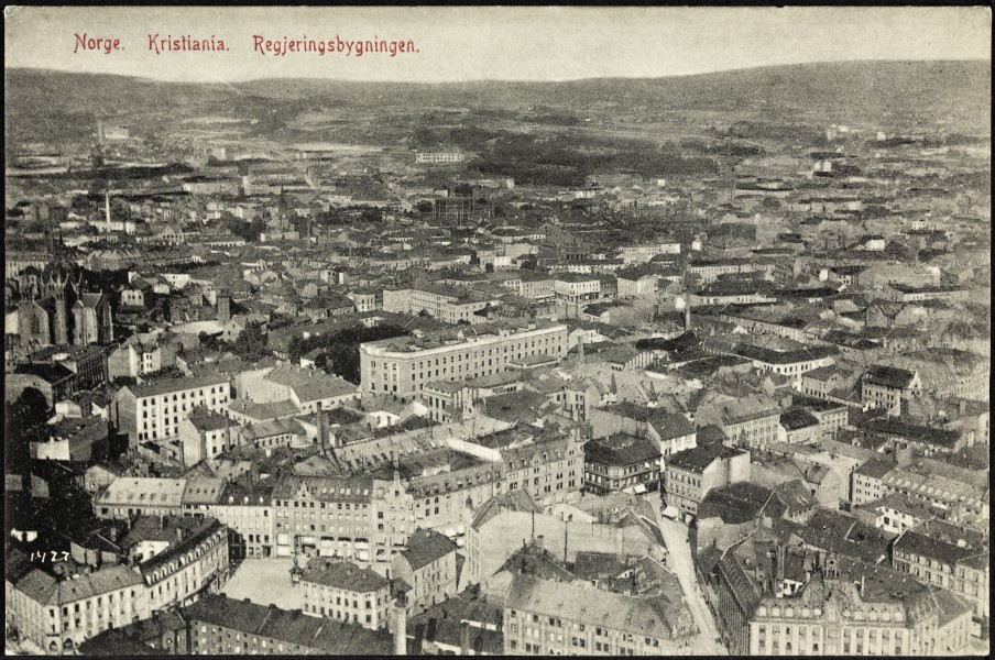 Norge. Kristiania. Regjeringsbygningen, 1906 (11415427794)
