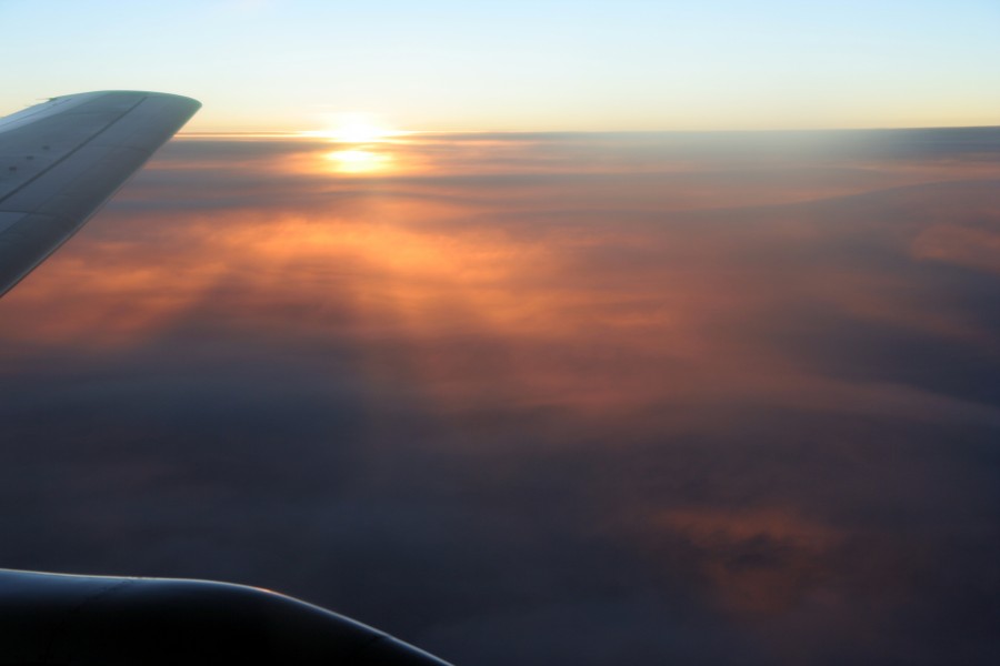 Sunset through the clouds over the Atlantic 1 (401035133)