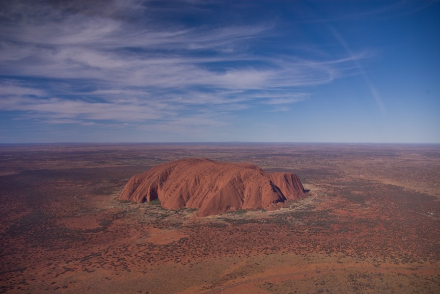 Uluru from Helicopter 2008