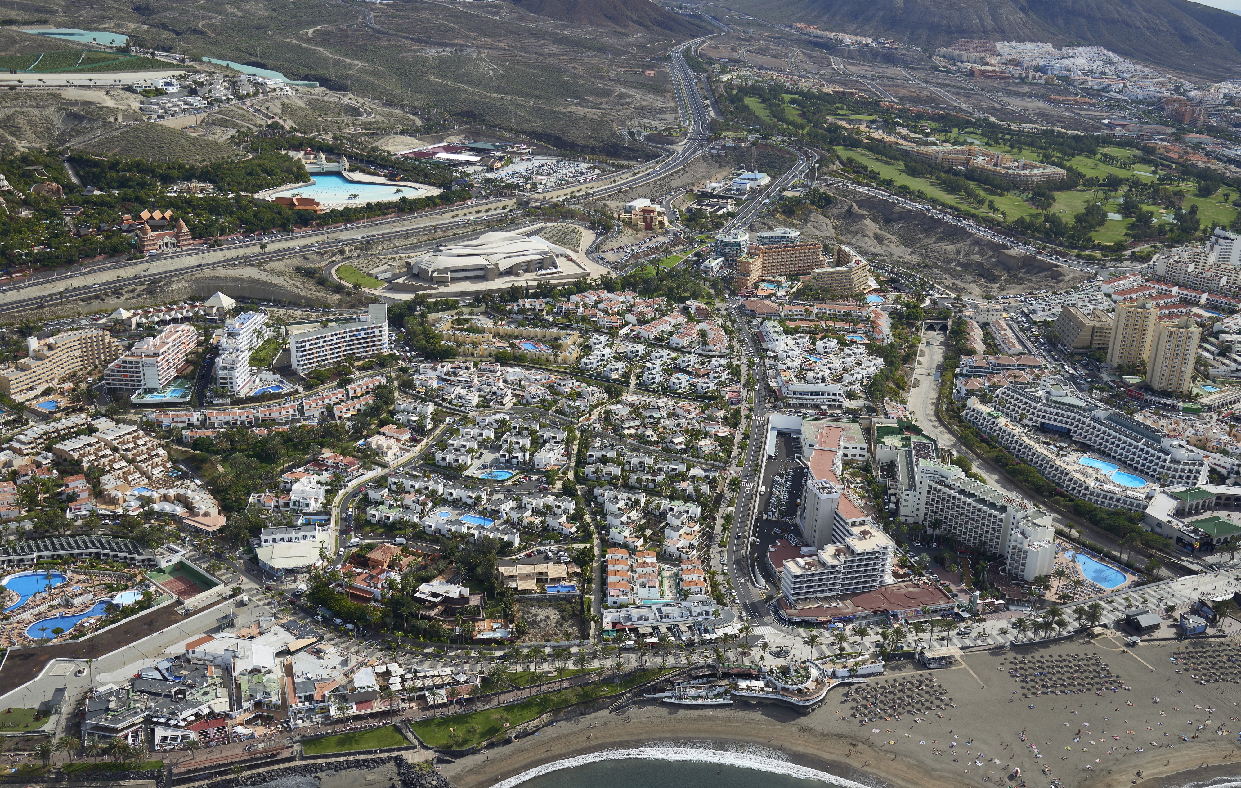 A0443 Tenerife, Adeje aerial view