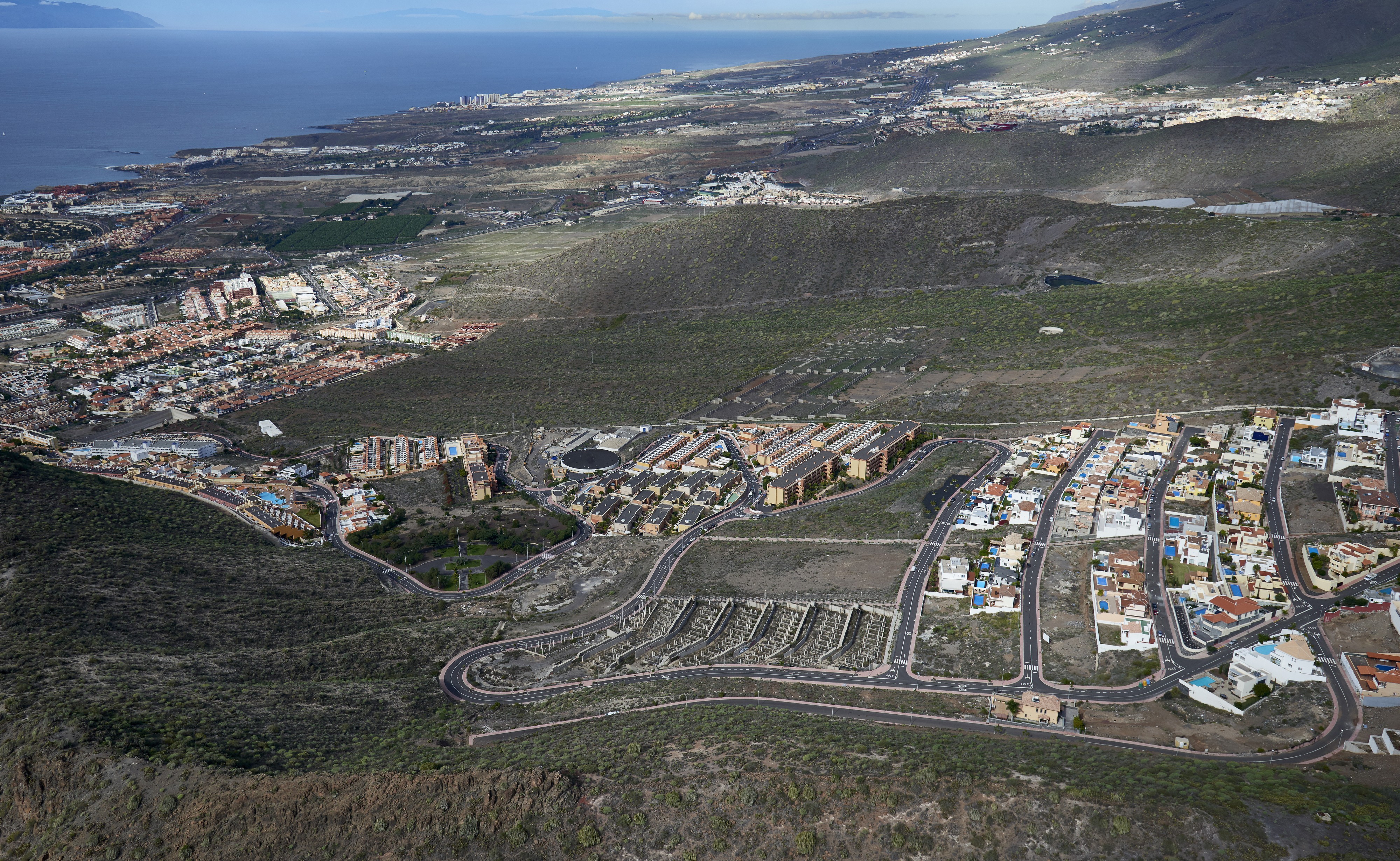 A0477 Tenerife, Adeje aerial view