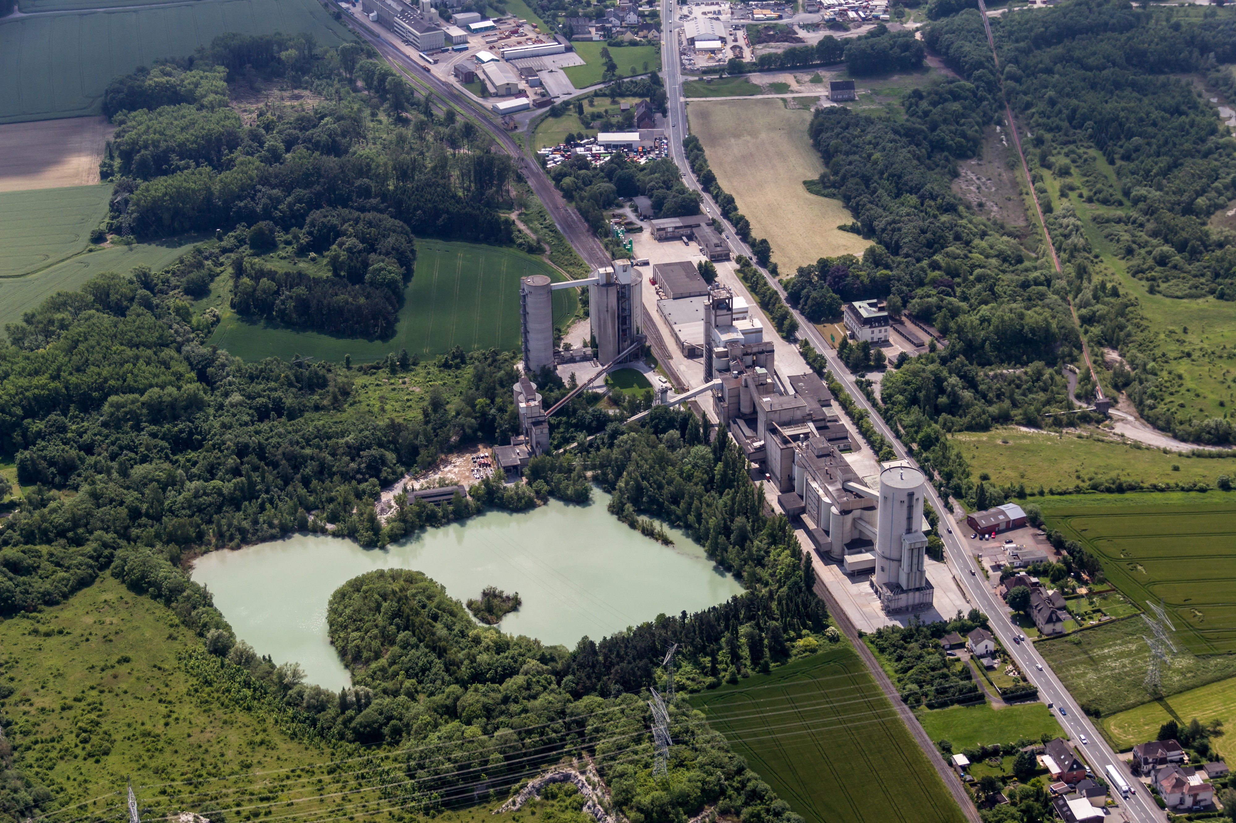 Ennigerloh, Zementwerk HeidelbergCement -- 2014 -- 8673