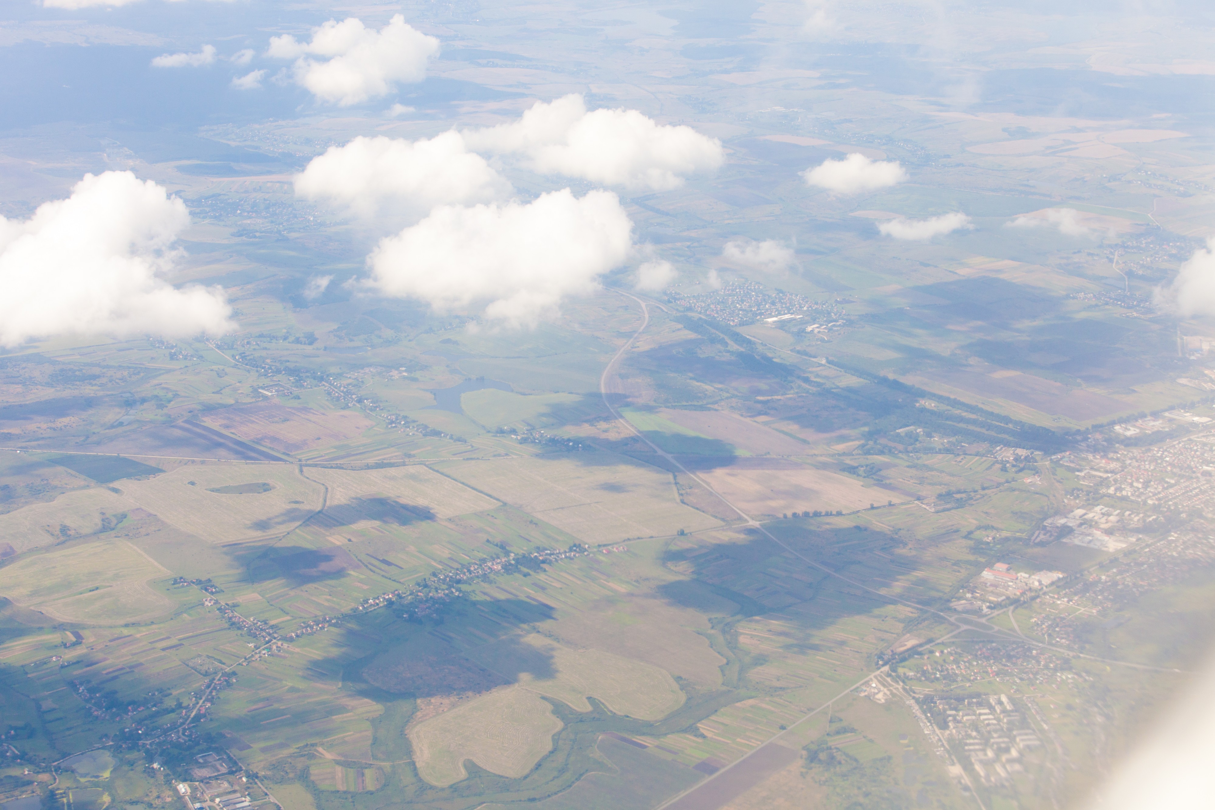 Earth from an airplane somewhere between Lviv and Tivat in August 2014, picture 1