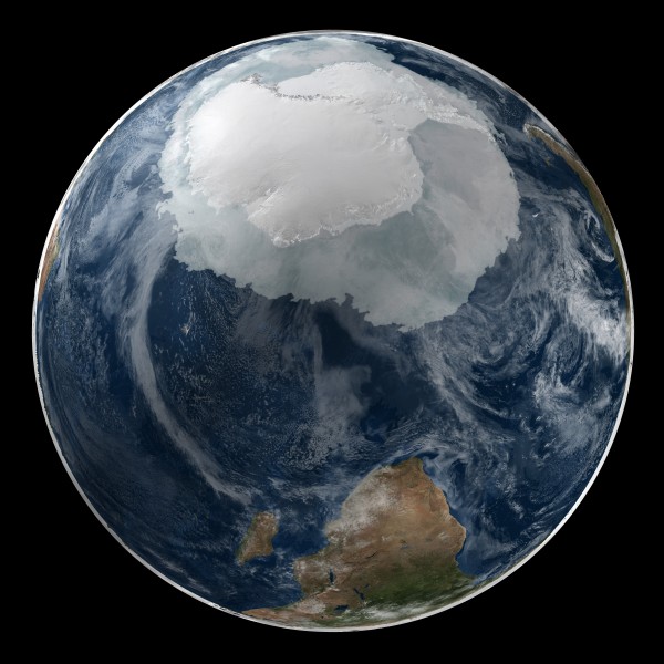 Global View of the Arctic and Antarctic
