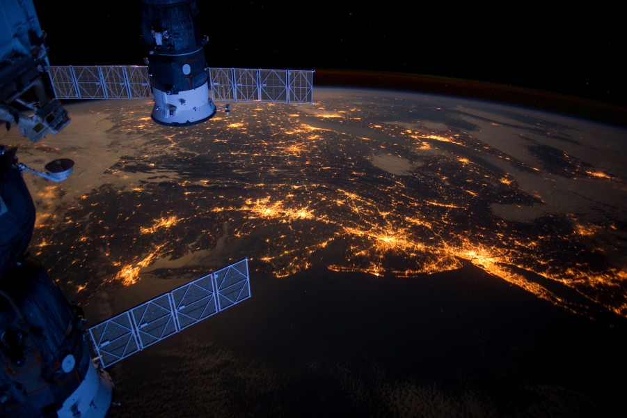 ISS-30 Eastern coast of the United States