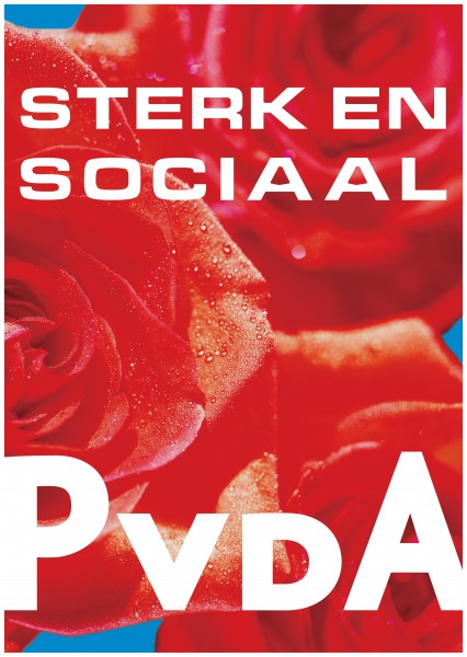 2002 election poster PvdA