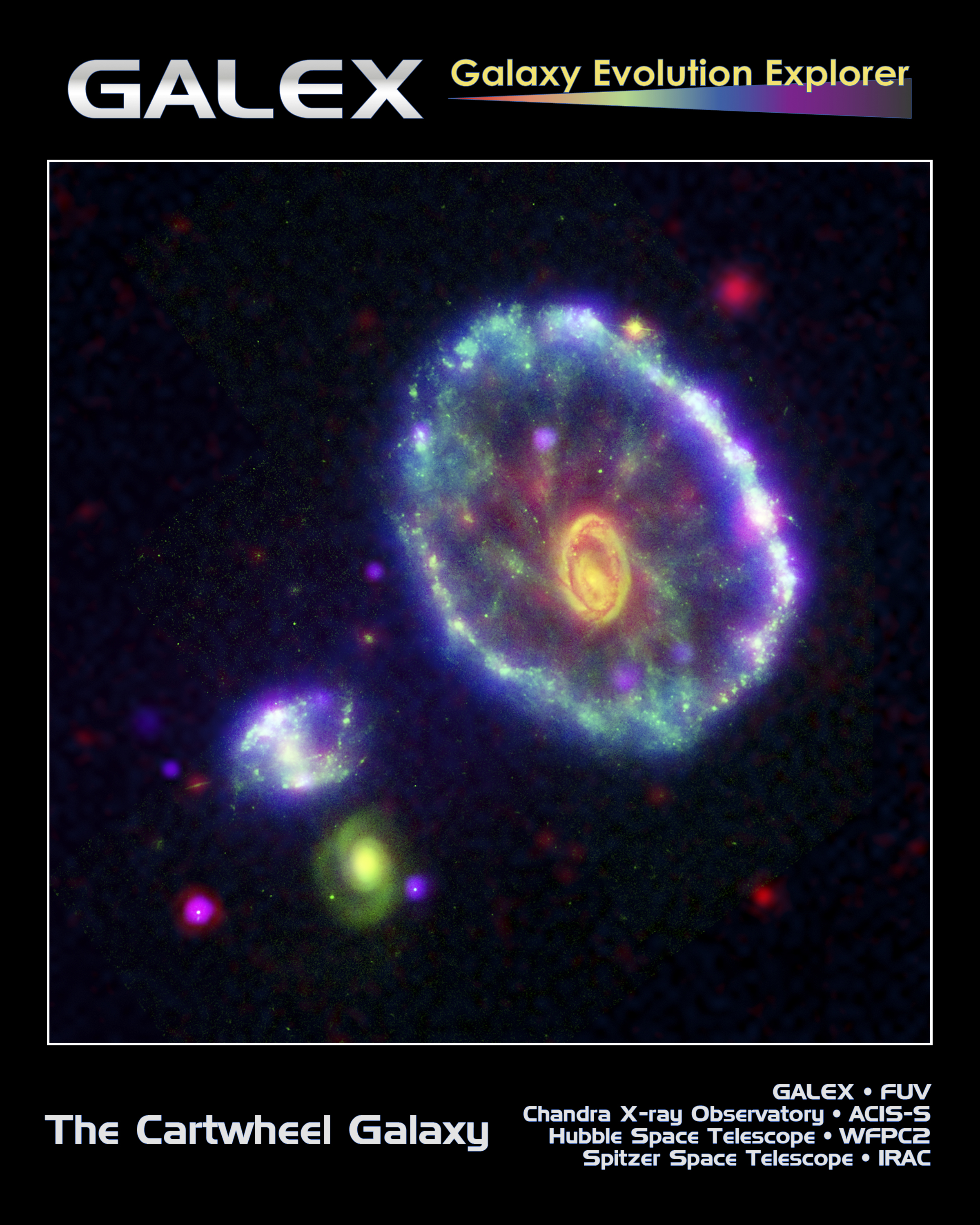 Composite of the Cartwheel Galaxy