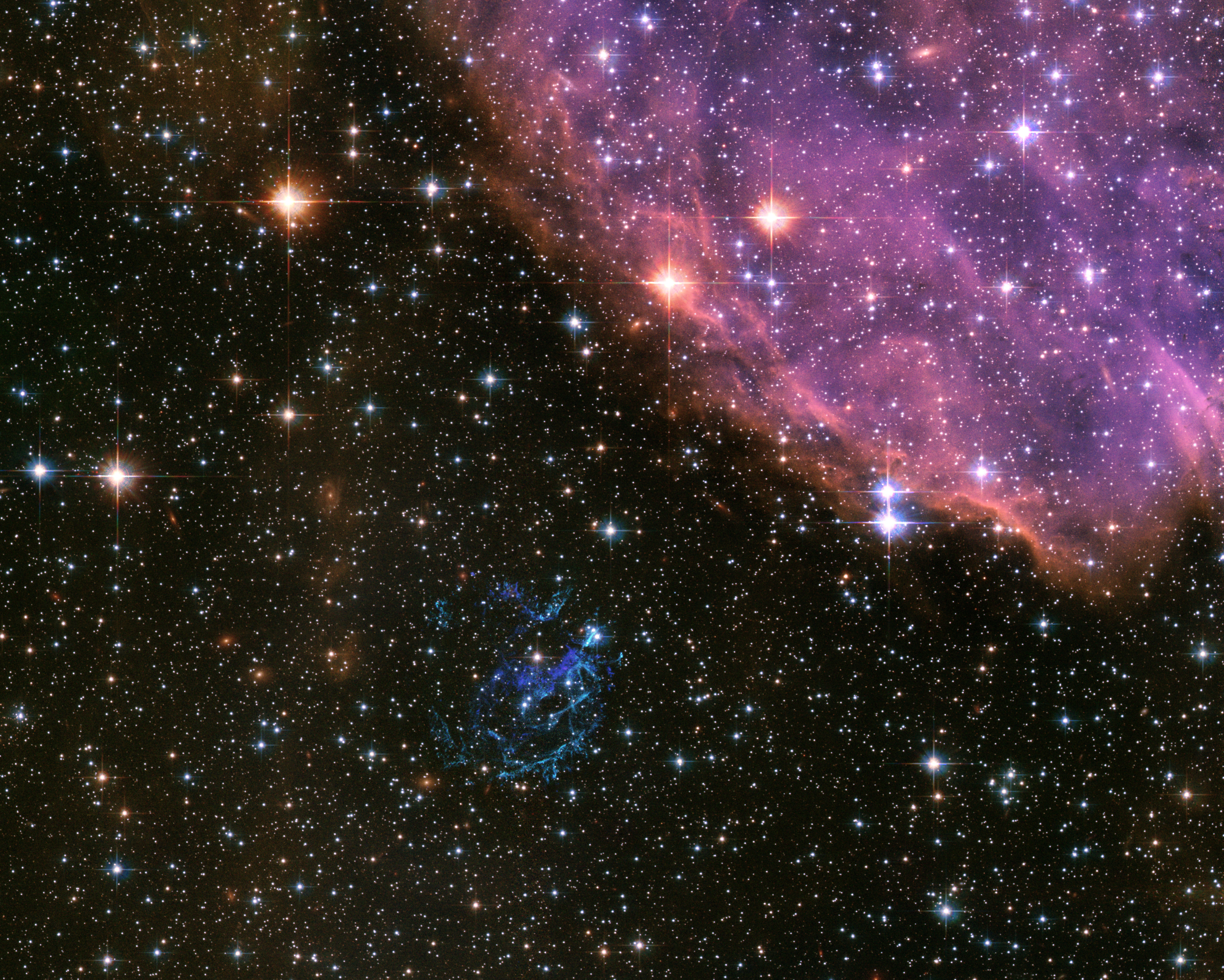 Fireworks Small Magellanic Cloud
