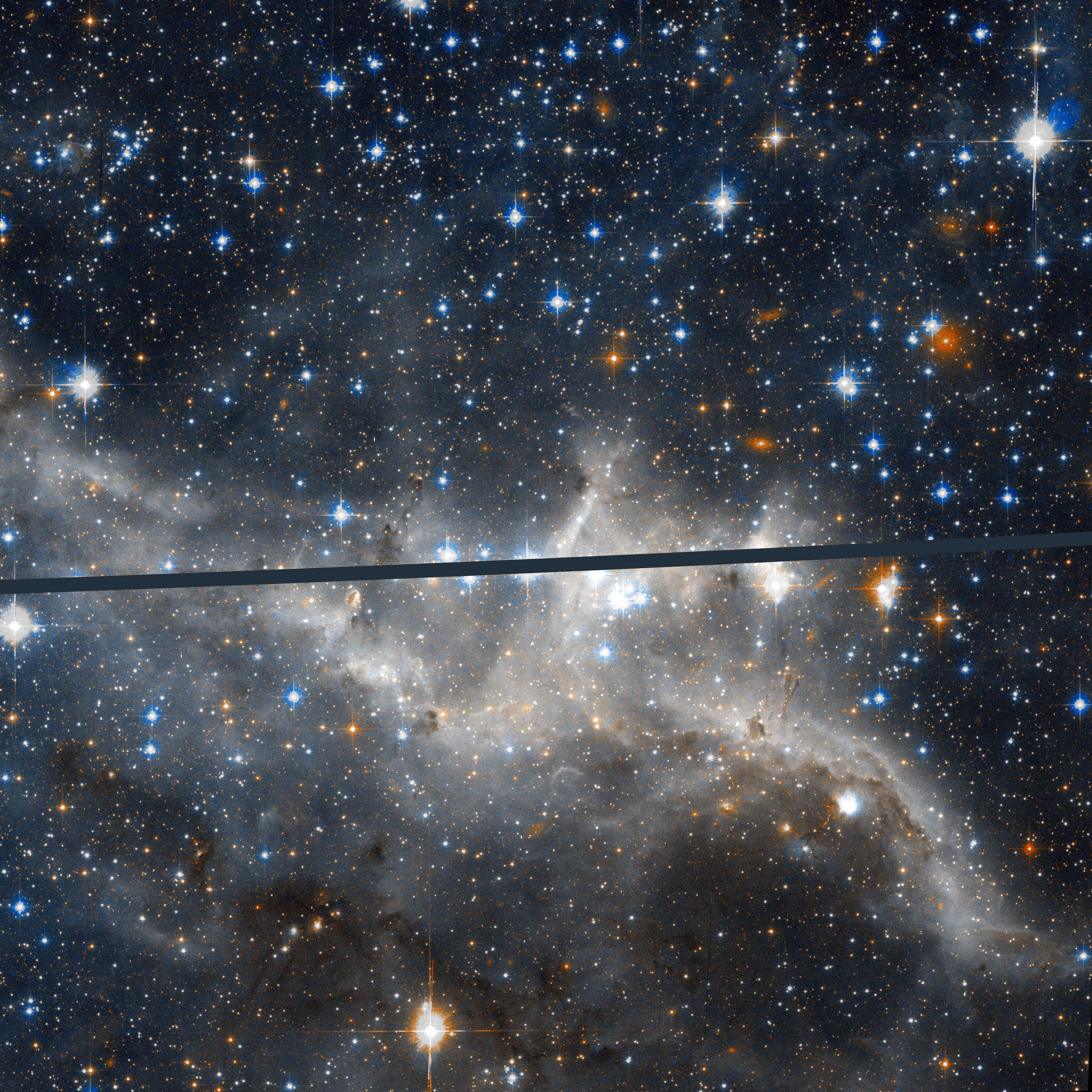 N11 LMC part Hubble WikiSky