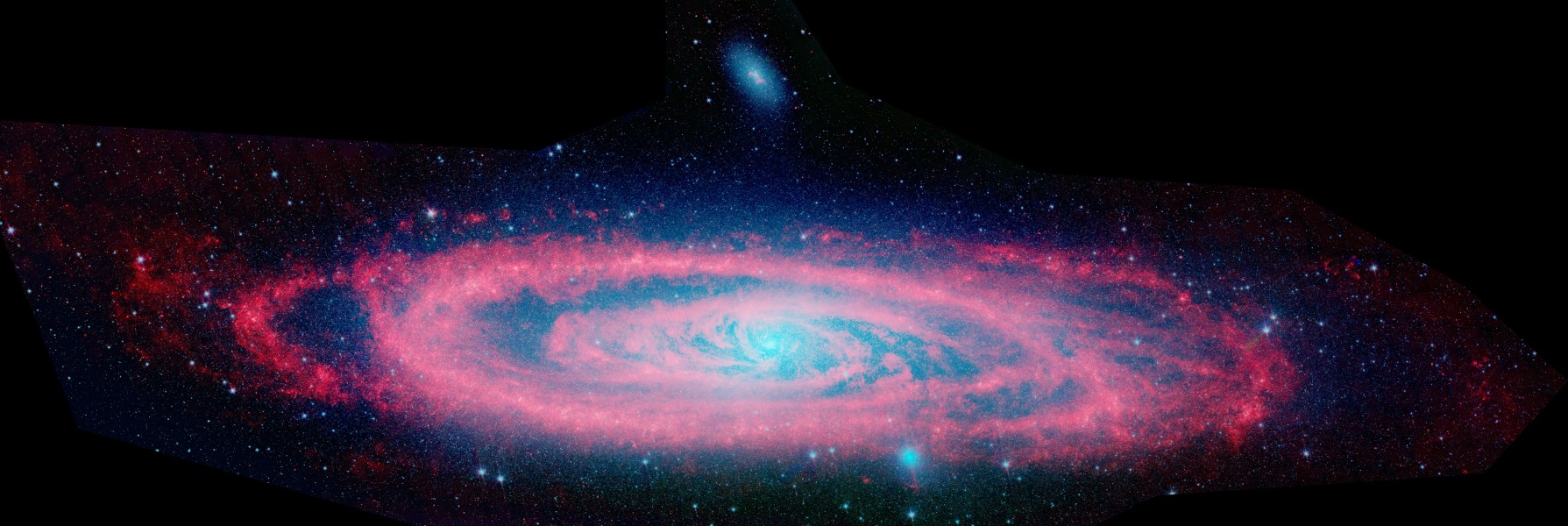 Andromeda Galaxy Spitzer