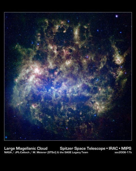 Large Magellanic Cloud in Infrared