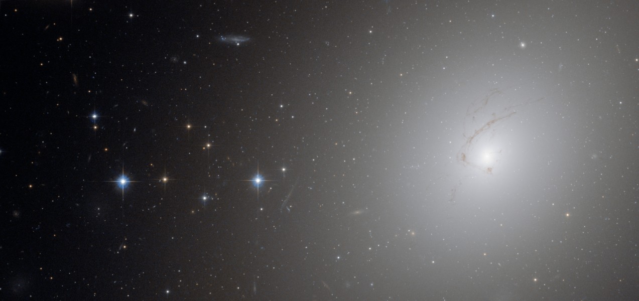 NGC 4696 (captured by the Hubble Space Telescope)