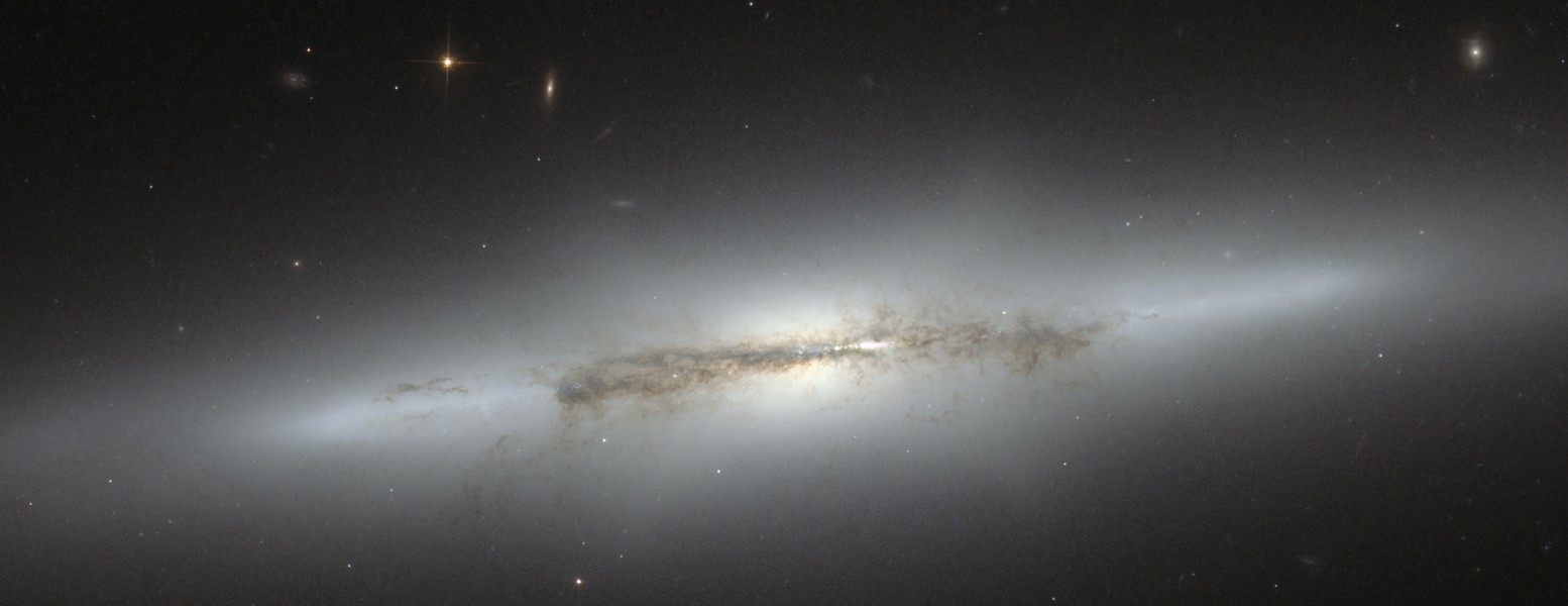 NGC 4710 (captured by the Hubble Space Telescope)