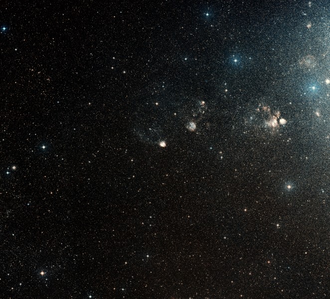 Region of NGC 602 (Digitized Sky Survey 2)