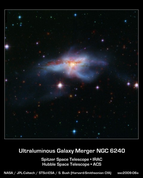 Ultraluminous Galaxy Merger NGC 6240