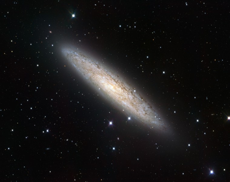 Wide-field view of NGC 253