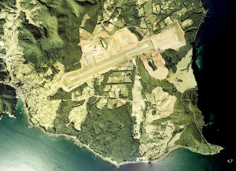 Oki Airport Aerial photograph.1977