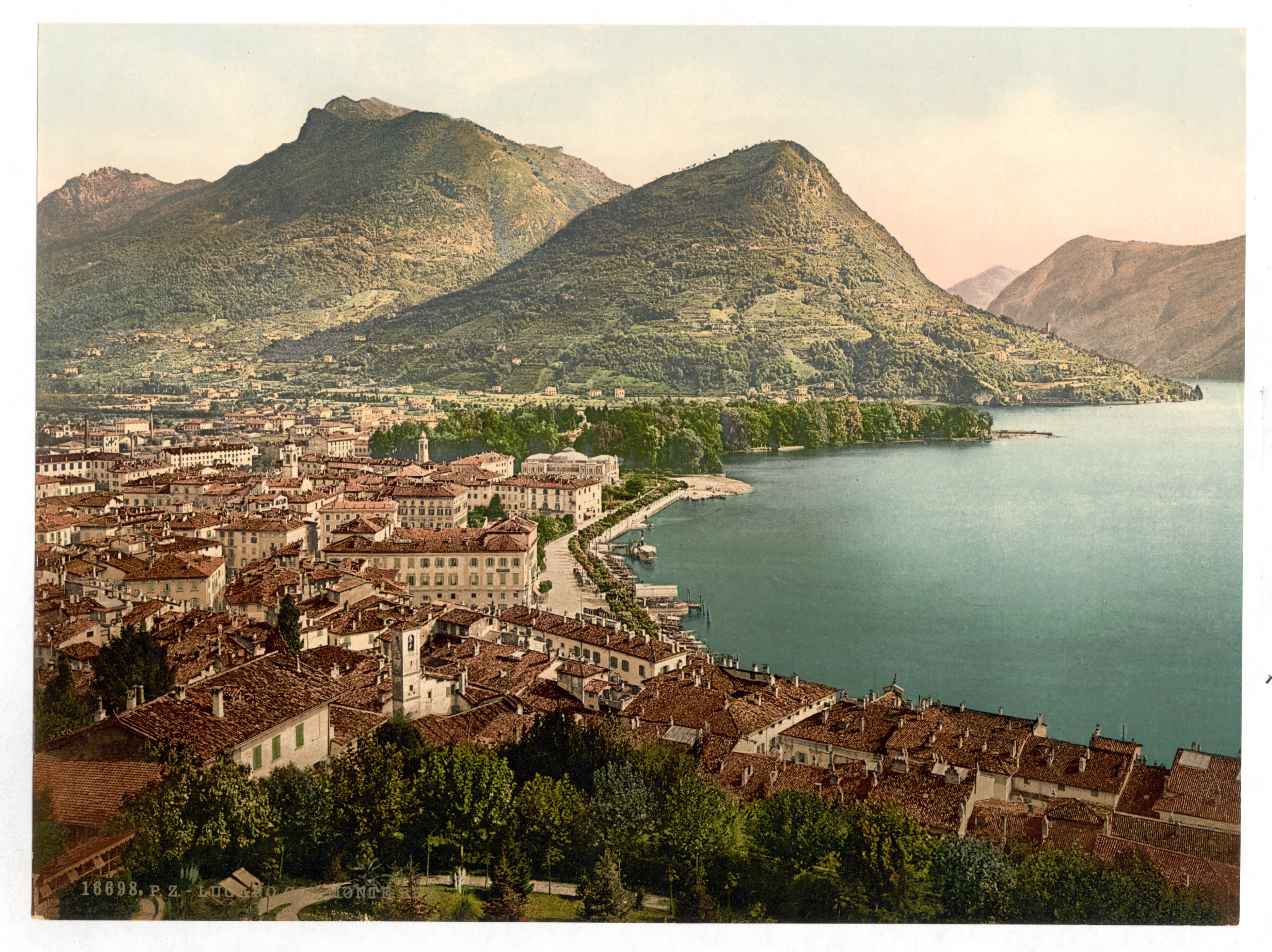Lugano, and Monte Brè, Tessin, Switzerland-LCCN2001703236