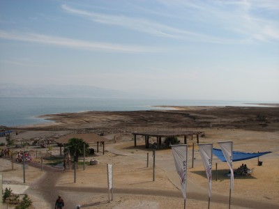 The Dead Sea, also called the Salt Sea, is a salt lake bordering Jordan to the east and Israel and the West Bank to the west. Its surface and shores are 423 metres below sea level, the lowest elevation on the Earth's surface. The Dead Sea is 377 m deep, the deepest hypersaline lake in the world. With 33.7% salinity, it is also one of the world's saltiest bodies of water, though Lake Assal (Djibouti), Garabogazköl and some hypersaline lakes of the McMurdo Dry Valleys in Antarctica (such as Don Juan Pond) have reported higher salinities. Just north of the Dead Sea is Jericho. Somewhere, perhaps on the southeastern shore, would be the cities mentioned in the Book of Genesis which were said to have been destroyed in the time of Abraham: Sodom and Gomorra (Genesis 18) and the three other Cities of the Plain - Admah, Zeboim and Zoar (Deuteronomy 29:23). Zoar escaped destruction when Abraham's nephew Lot escaped to Zoar from Sodom (Genesis 19:21-22). Before the destruction, the Dead Sea was a valley full of natural tar pits, which was called the vale of Siddim. King David was said to have hidden from Saul at Ein Gedi nearby.<br>Name of photo's author: Free-Photos.Biz<br>This photo was taken in: The Dead Sea, Israel