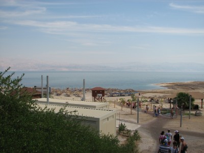 The Dead Sea, also called the Salt Sea, is a salt lake bordering Jordan to the east and Israel and the West Bank to the west. Its surface and shores are 423 metres below sea level, the lowest elevation on the Earth's surface. The Dead Sea is 377 m deep, the deepest hypersaline lake in the world. With 33.7% salinity, it is also one of the world's saltiest bodies of water, though Lake Assal (Djibouti), Garabogazköl and some hypersaline lakes of the McMurdo Dry Valleys in Antarctica (such as Don Juan Pond) have reported higher salinities. Just north of the Dead Sea is Jericho. Somewhere, perhaps on the southeastern shore, would be the cities mentioned in the Book of Genesis which were said to have been destroyed in the time of Abraham: Sodom and Gomorra (Genesis 18) and the three other Cities of the Plain - Admah, Zeboim and Zoar (Deuteronomy 29:23). Zoar escaped destruction when Abraham's nephew Lot escaped to Zoar from Sodom (Genesis 19:21-22). Before the destruction, the Dead Sea was a valley full of natural tar pits, which was called the vale of Siddim. King David was said to have hidden from Saul at Ein Gedi nearby.<br>Name of photo's author: Free-Photos.Biz<br>This photo was taken in: The Dead Sea, Israel