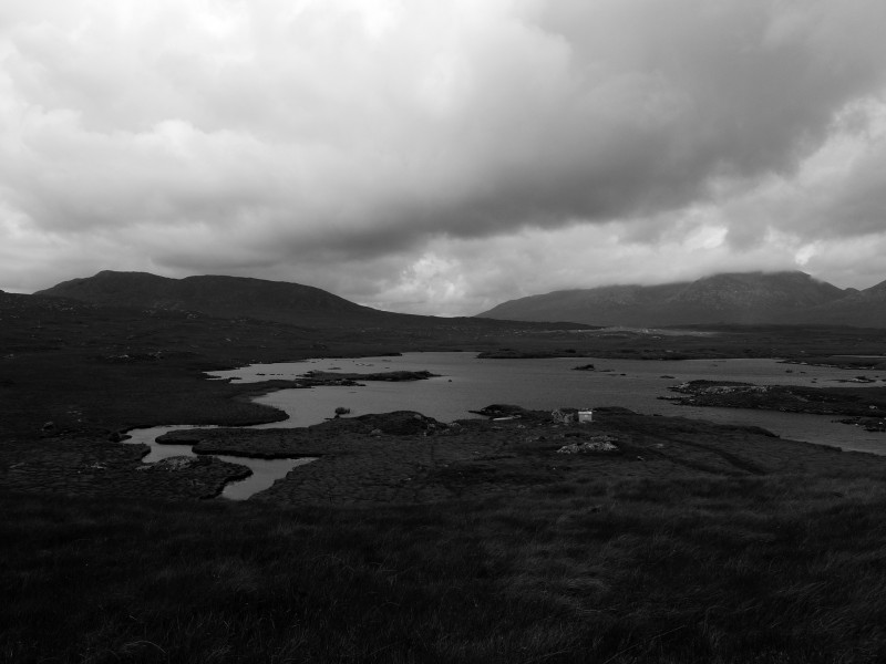 Across a vast Connemara plain