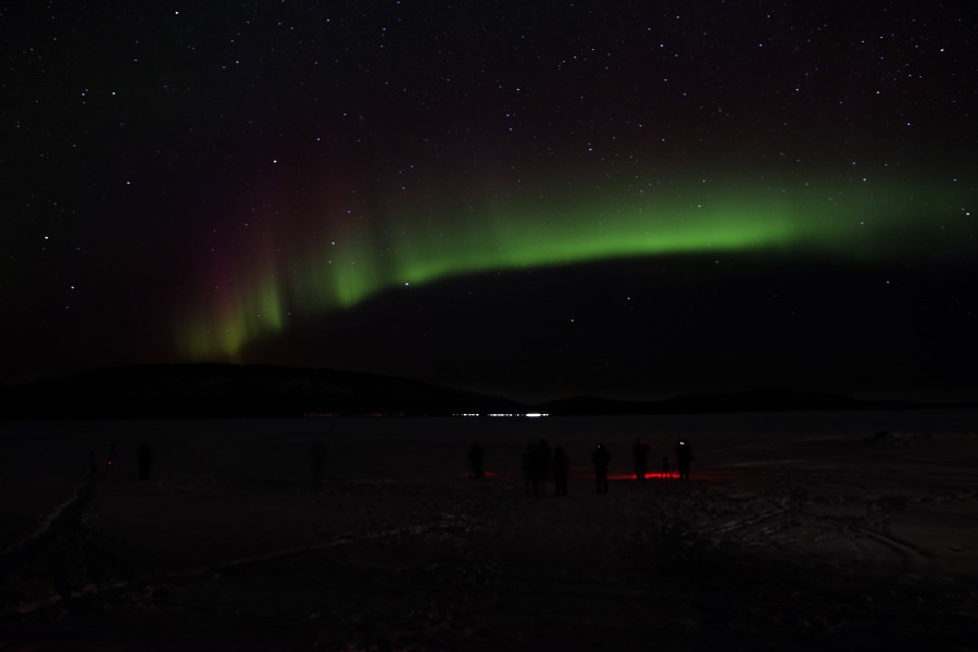 Aurora borealis - Inarijärvi Finland 2013.03.14-02