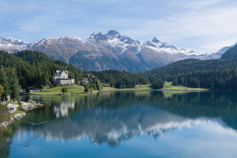 Sankt Moritz Lake Piz Muragl