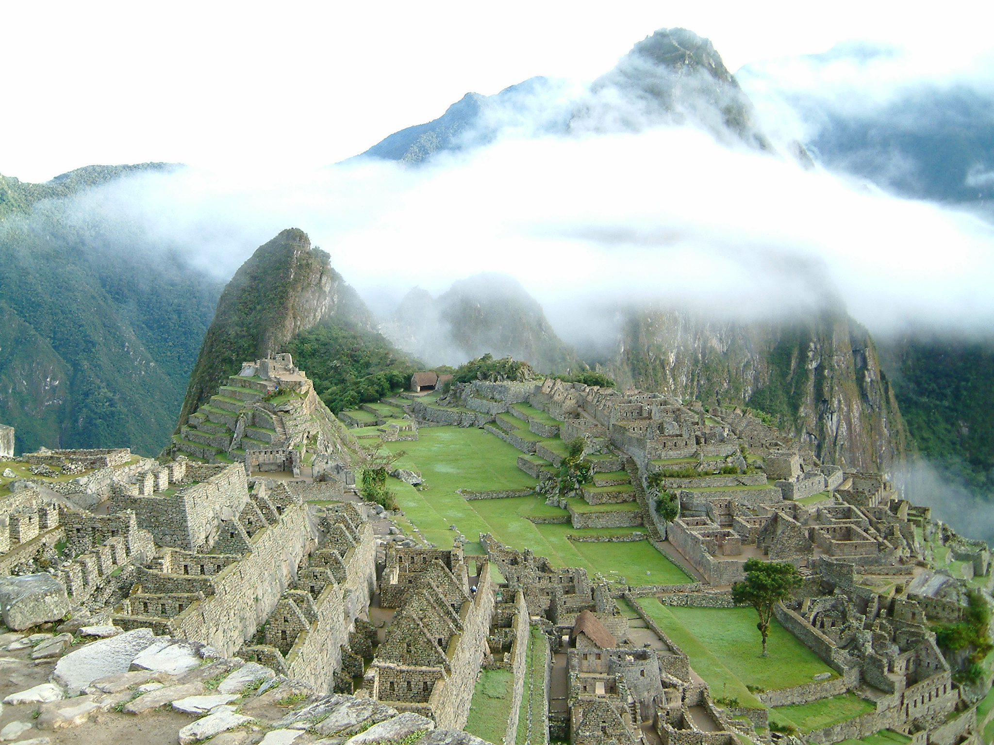 Machu Picchu clouds