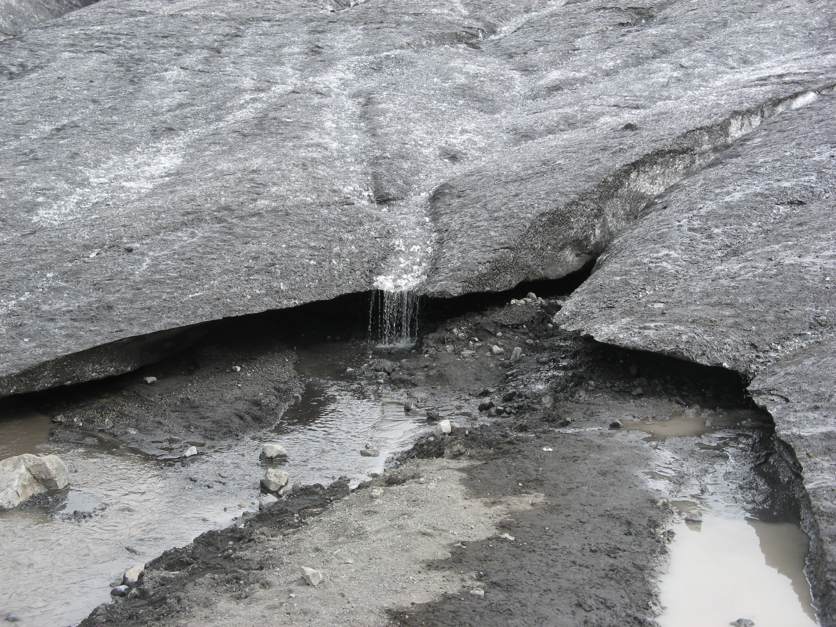 Melting glacier (Skaftafellsjökull)