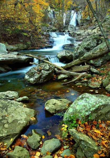 Clear-water-waterfall-landscape - Virginia - ForestWander