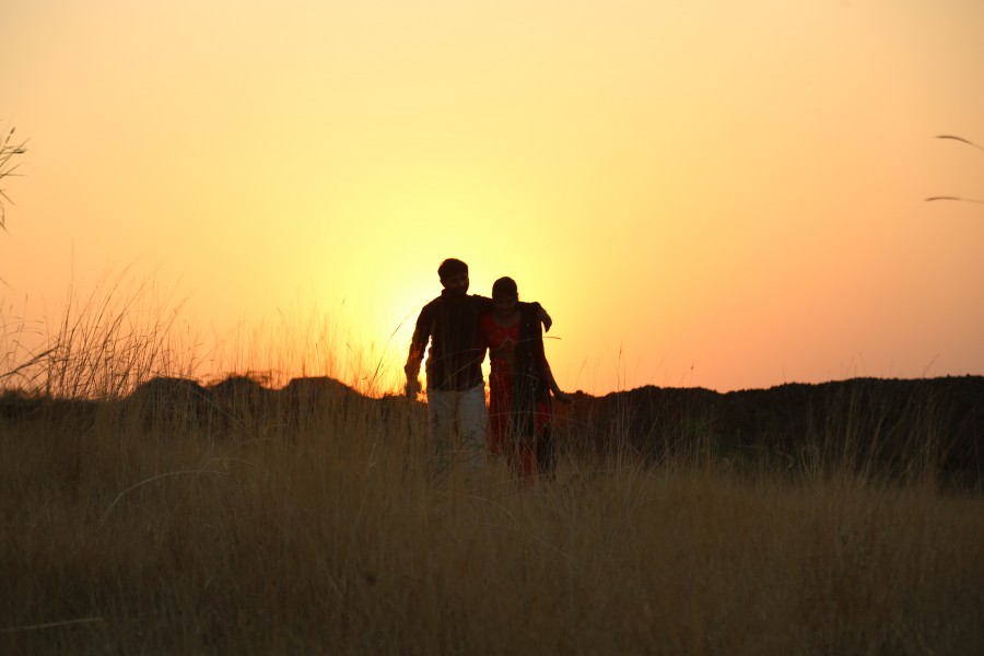 Couple in sunset 15