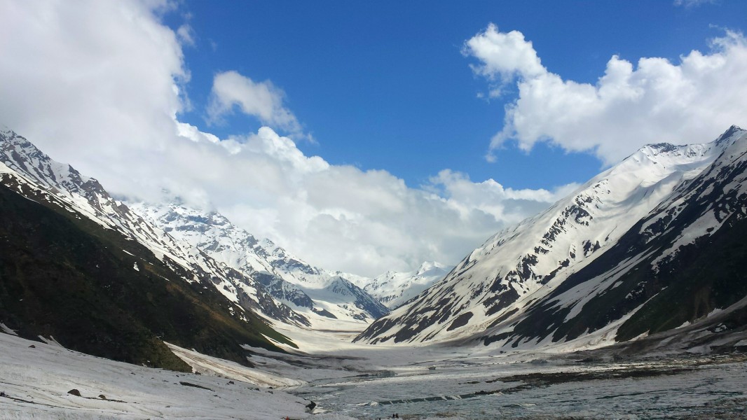 Frozen Lake Saif ul Malook, Kaghan valley, Pakistan