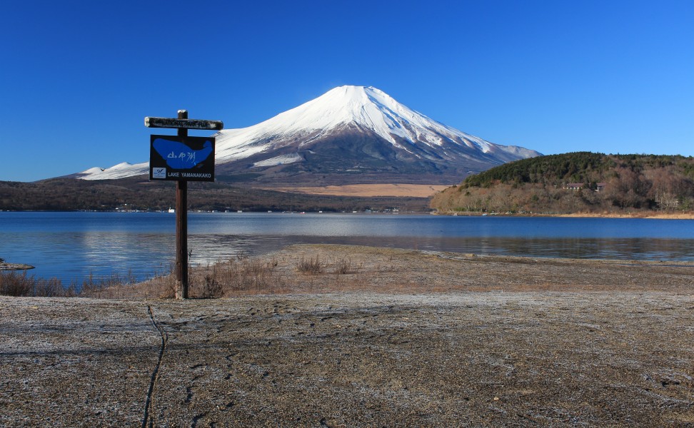 Lake Yamanaka and Mount Fuji