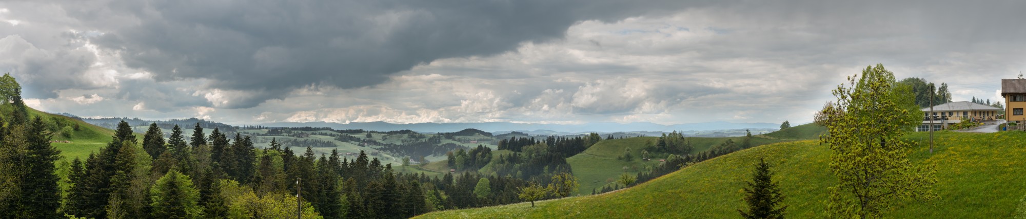 Landscape Panorama at Hergiswil near Willisau - Lucerne - Switzerland - 01