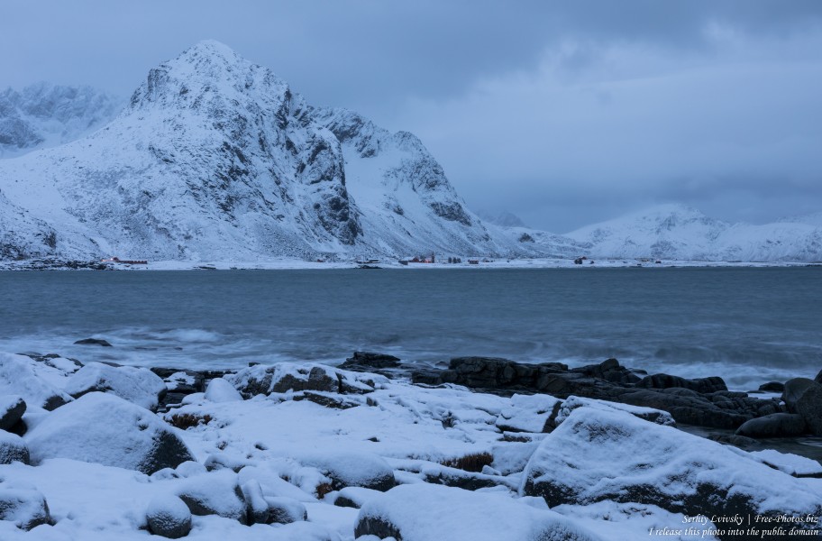 Vareid beach, Norway, in February 2020, photographed by Serhiy Lvivsky, picture 1