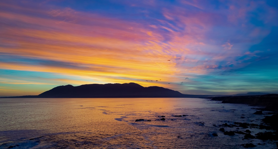 Vista desde el Monumento Natural La Portada, Antofagasta