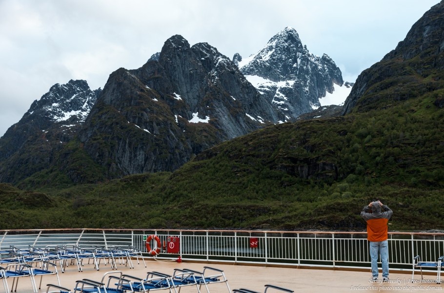 way from Svolvaer to Trollfjord, Norway, photographed in June 2018 by Serhiy Lvivsky, picture 12