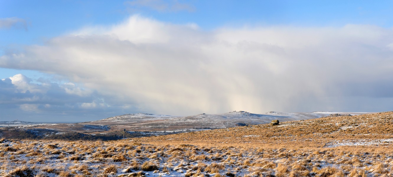 Winter cloud over western Dartmoor