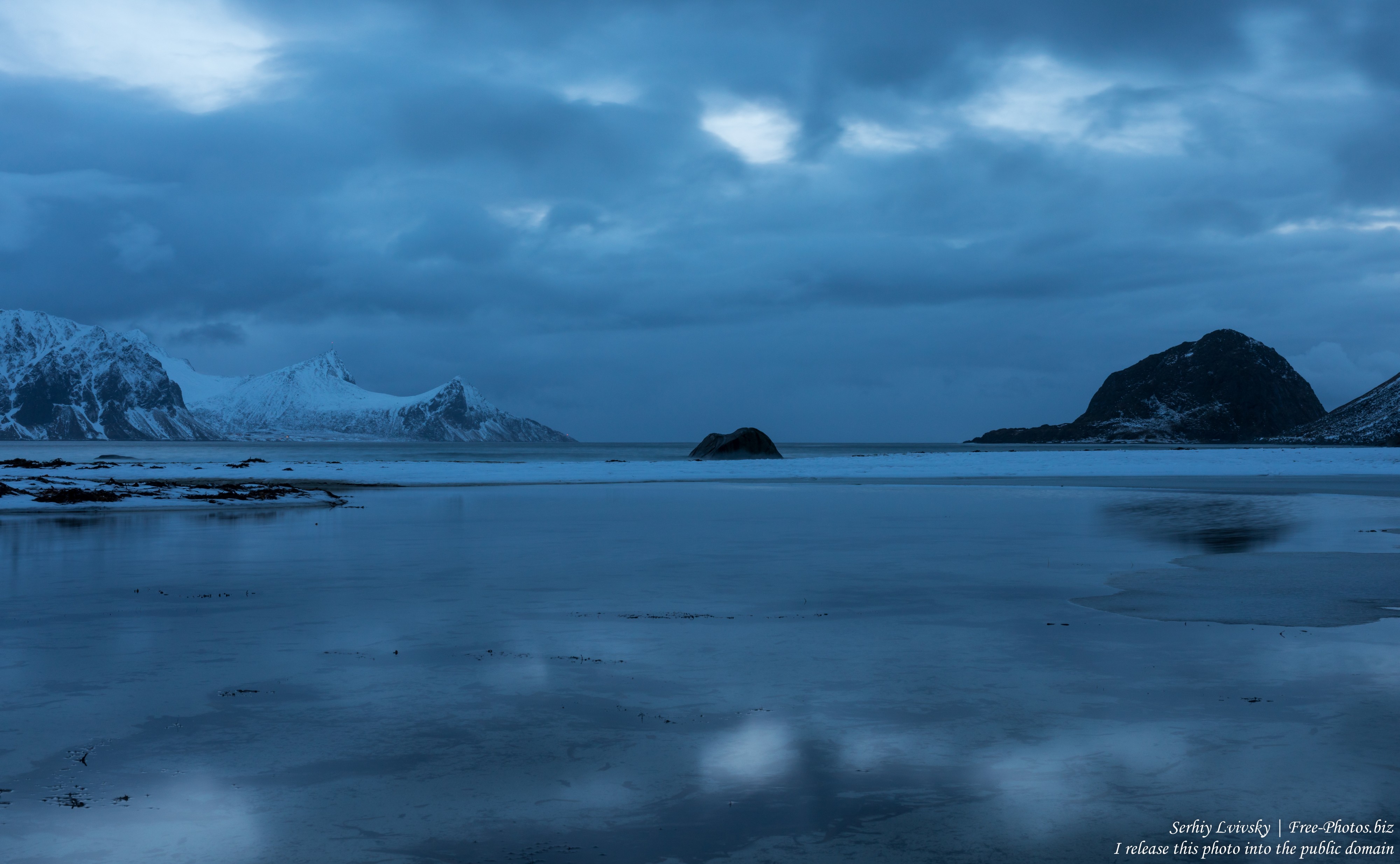Haukland beach, Norway, in February 2020, photographed by Serhiy Lvivsky, picture 1