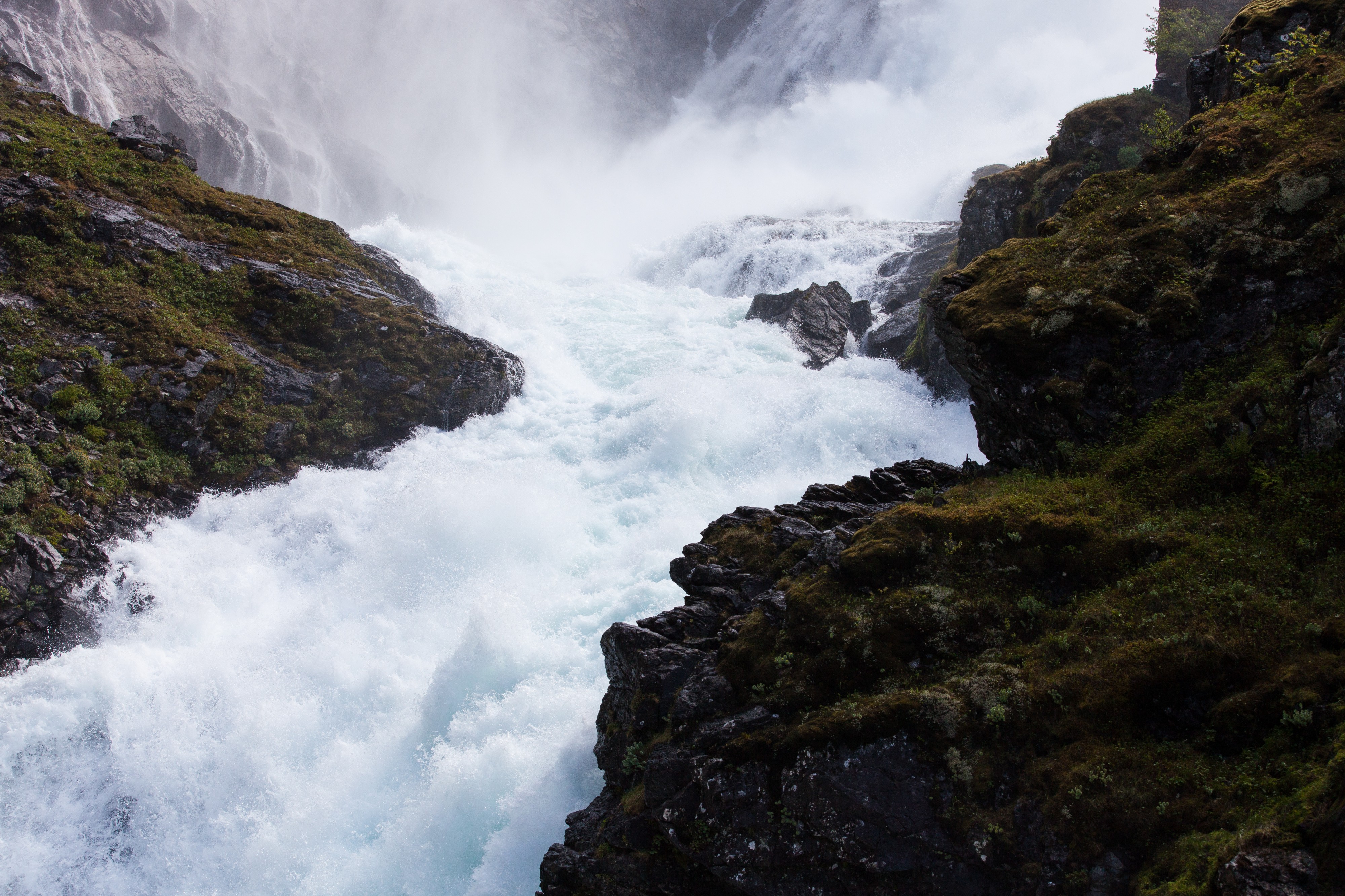 Kjosfossen waterfall, near Flåm, Norway, June 2014, picture 36