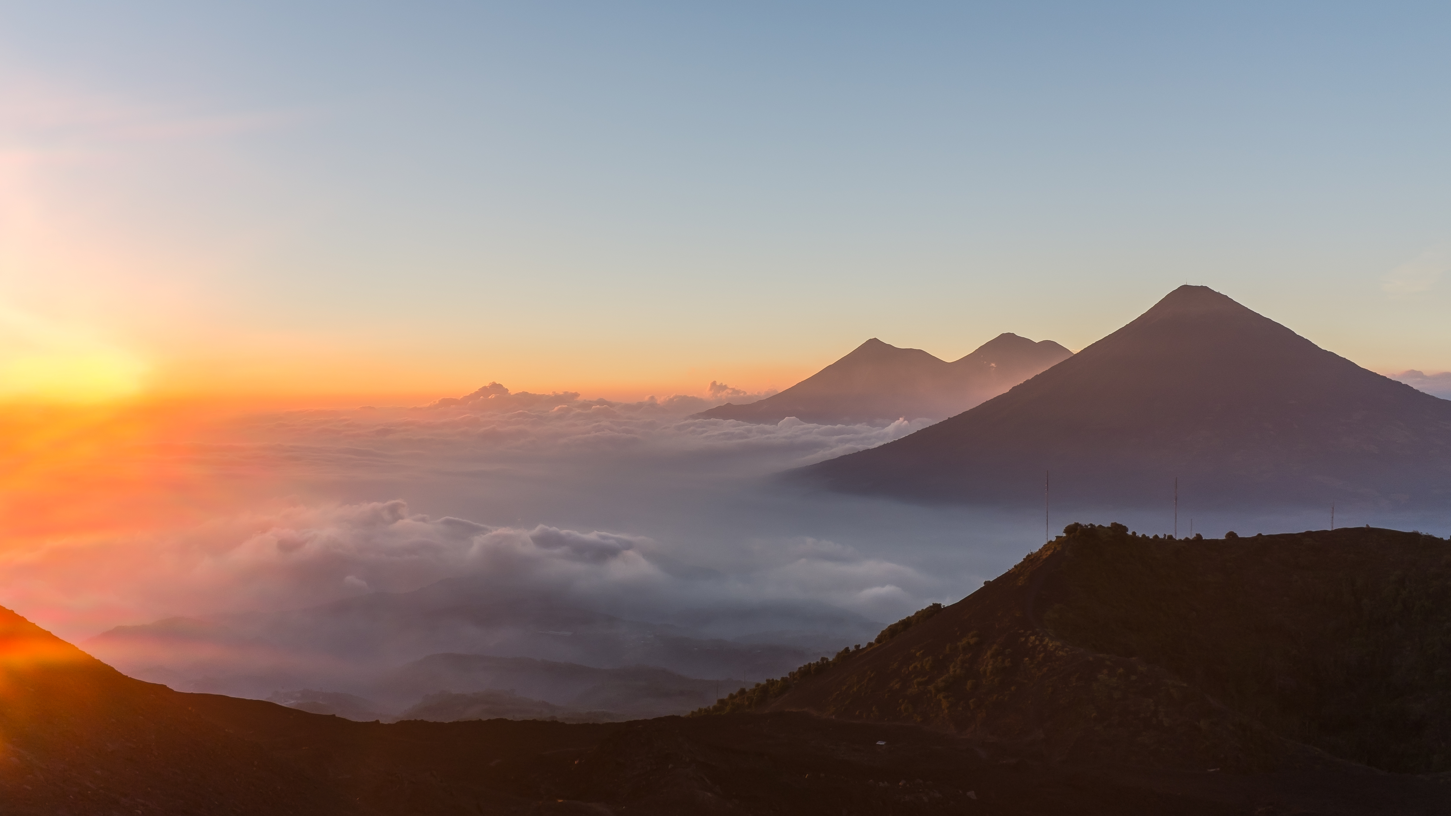 View from Volcano Pacaya, Guatemala