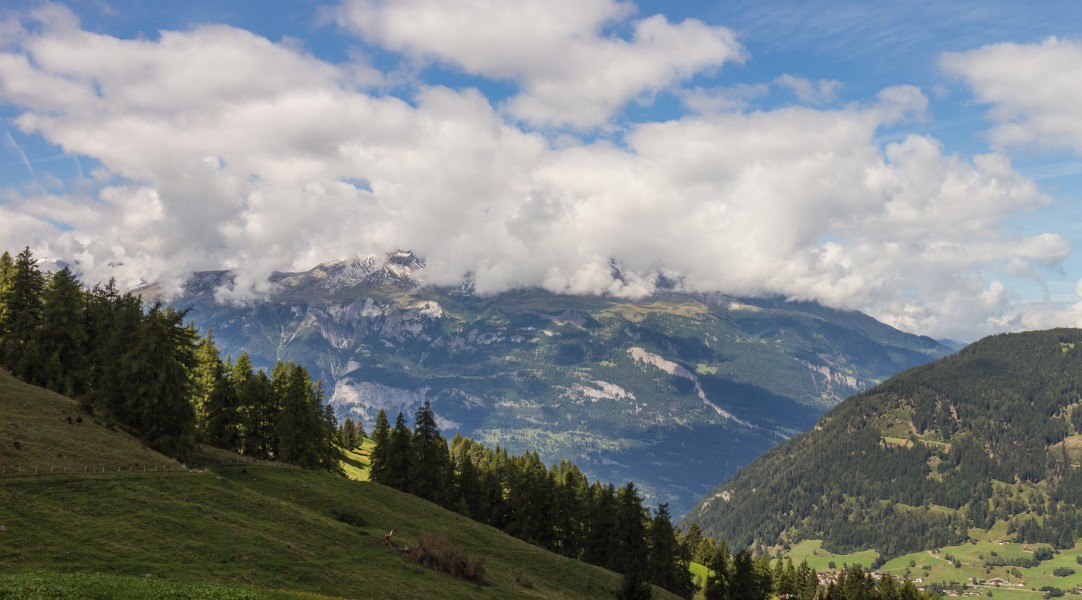 Bergtocht van Tschiertschen (1350 meter) via de vlinderroute naar Furgglis 006
