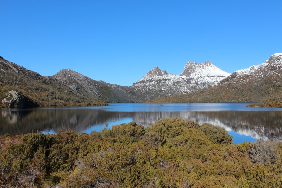 Cradle Mountain with snow 2013