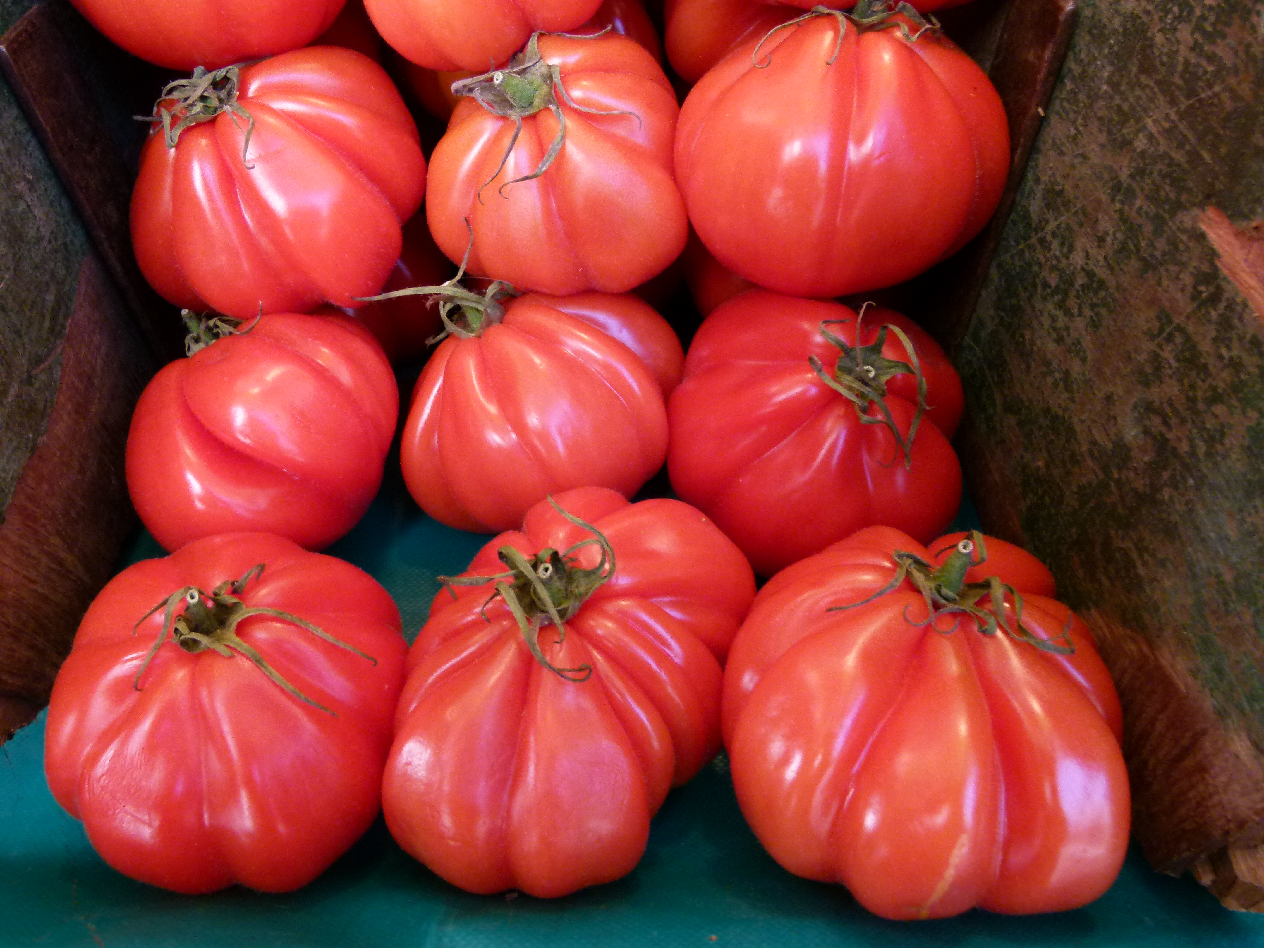 Au marché - tomates