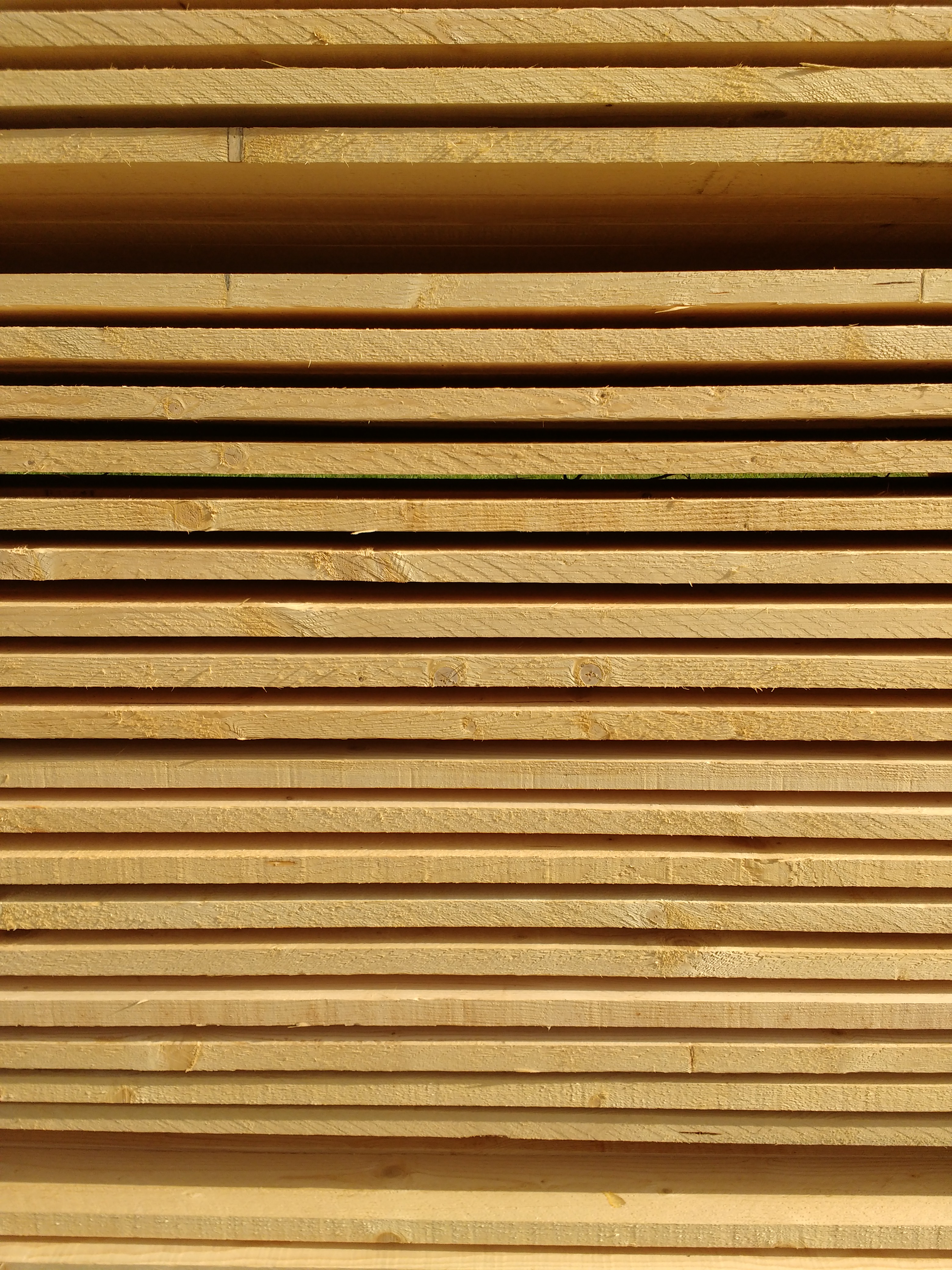 Stack of wooden planks - close-up 02
