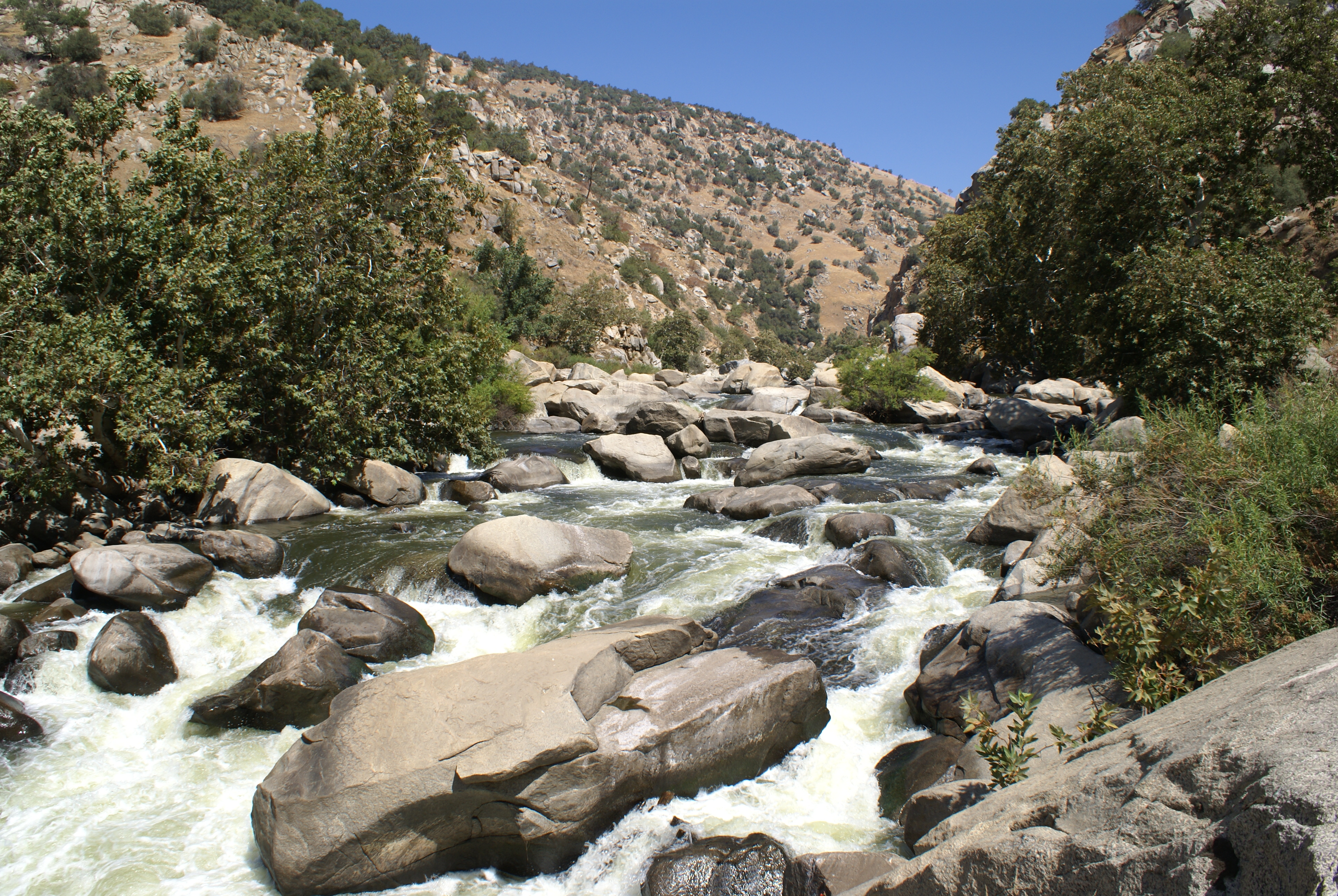 El río Kern en su cañón
