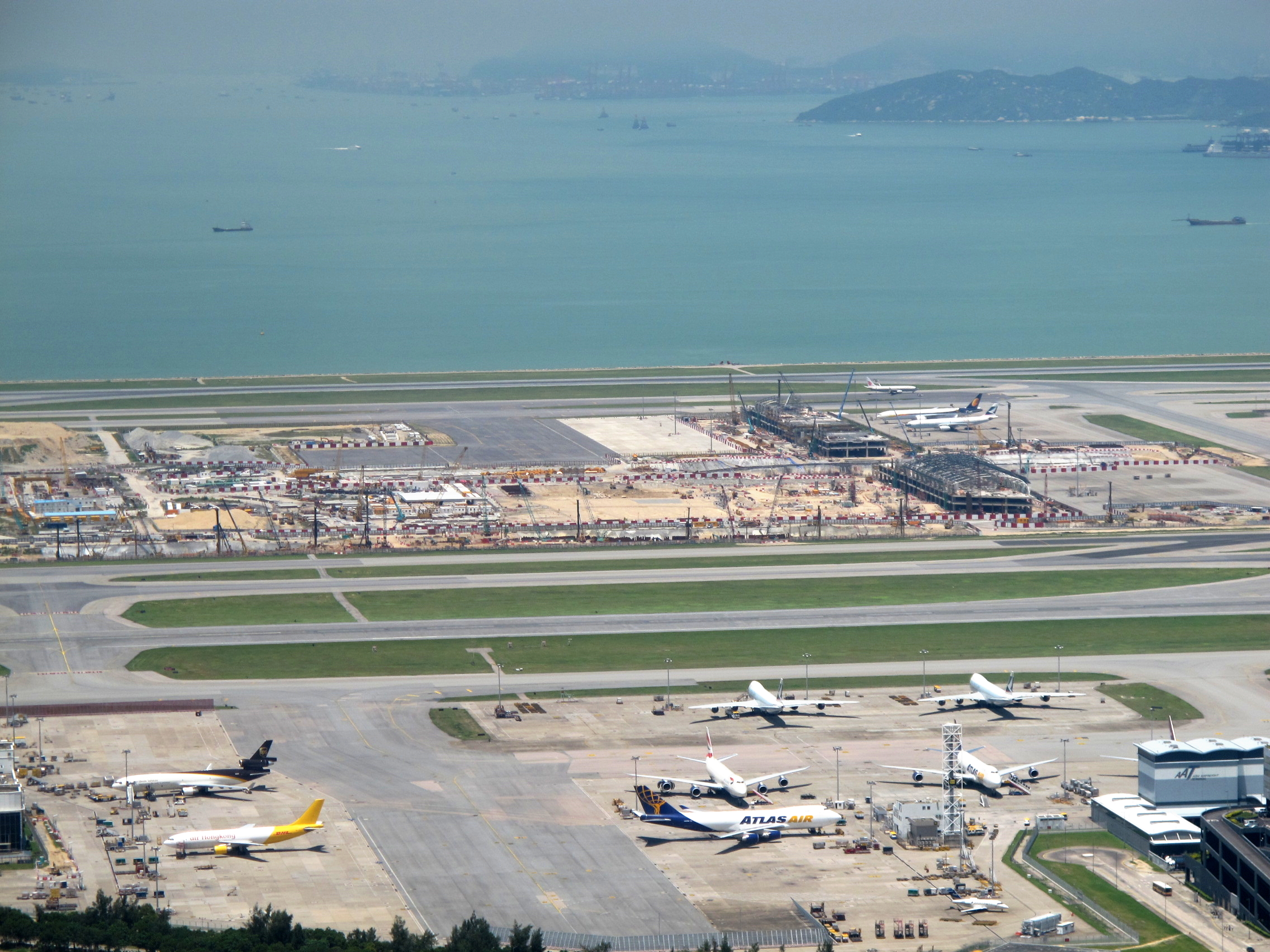 Hong Kong International Airport Expansion Site 201308