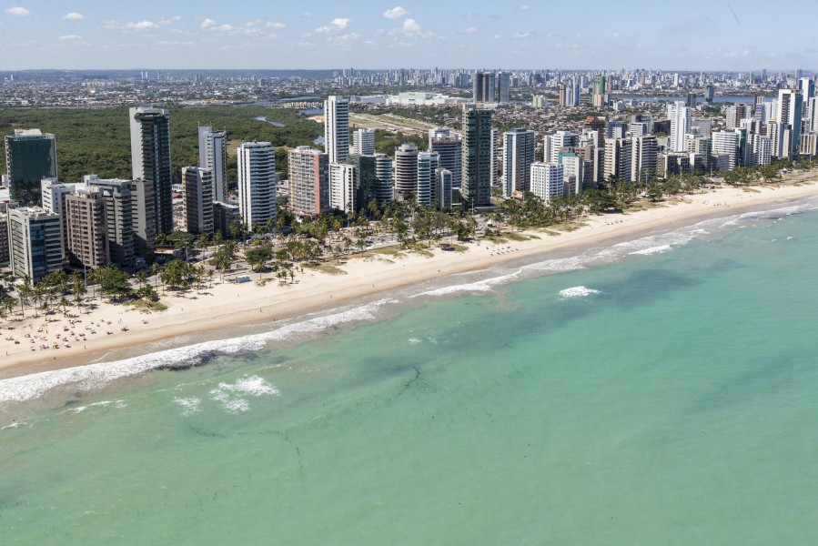 Praia do Pina - Recife, Pernambuco, Brasil