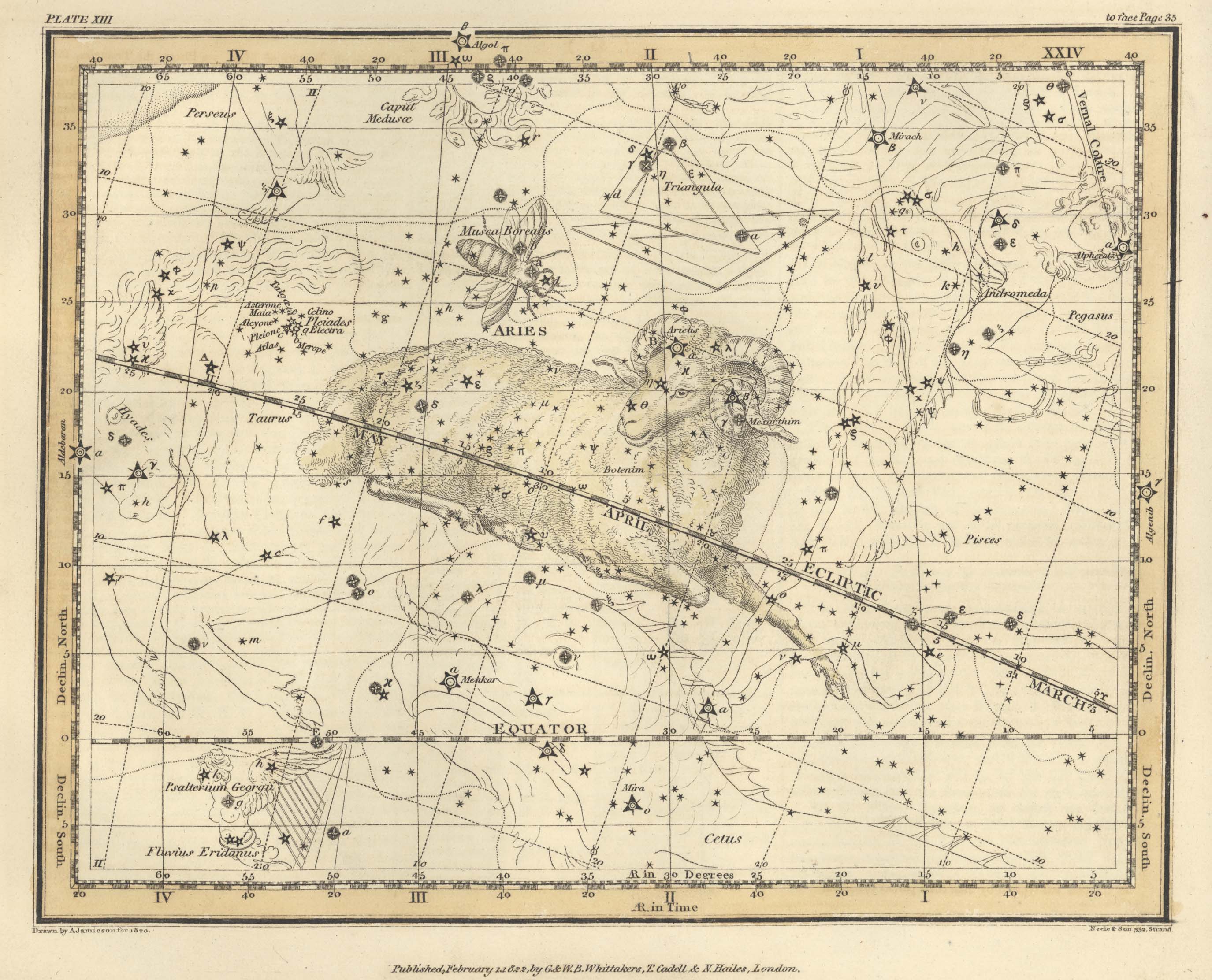 Alexander Jamieson Celestial Atlas-Plate 13
