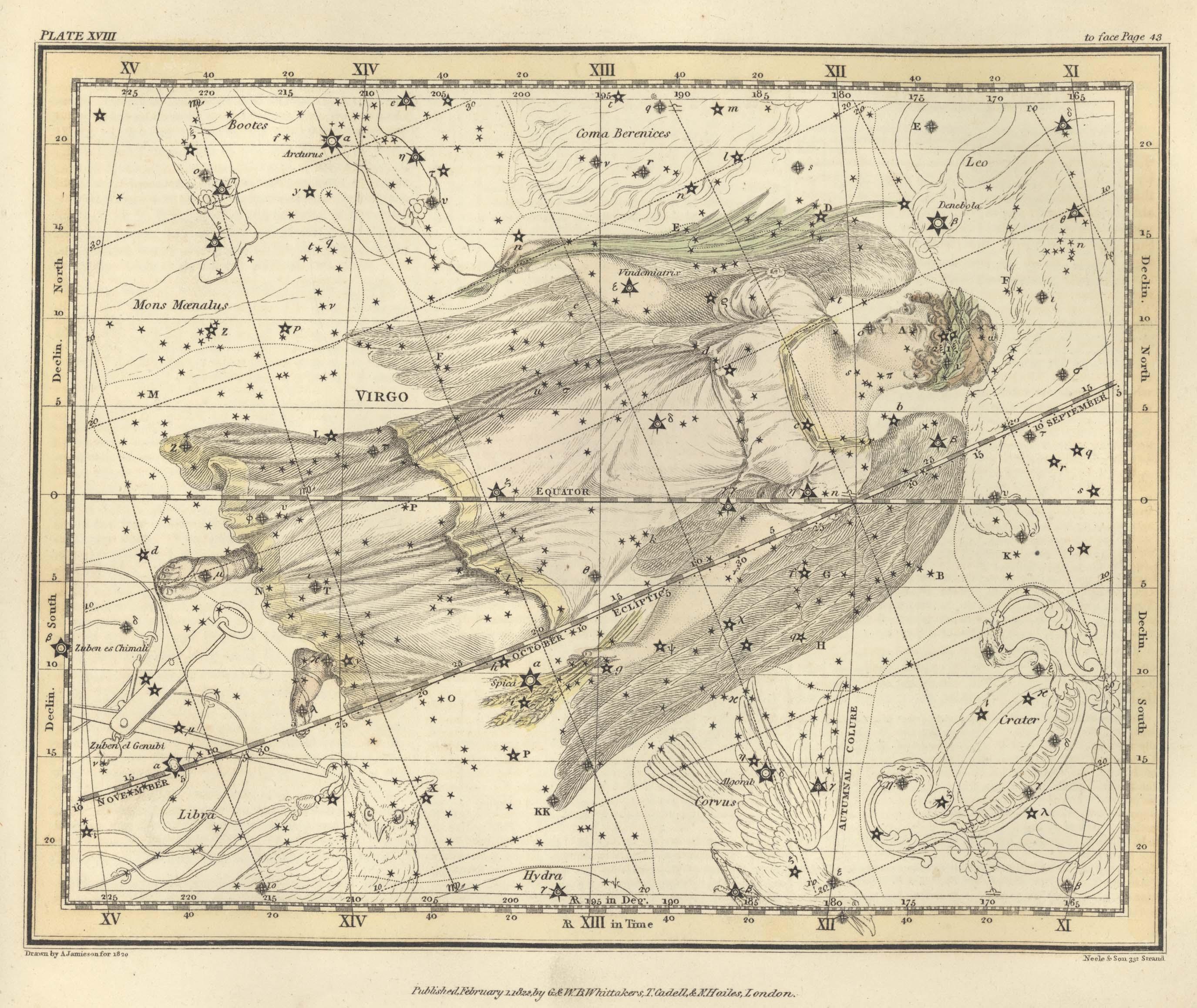 Alexander Jamieson Celestial Atlas-Plate 18